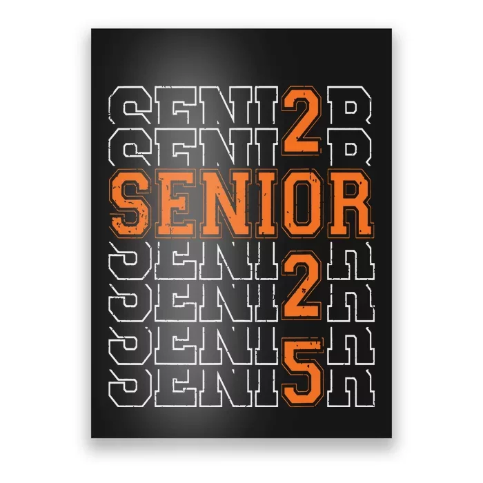 2025 Graduation Vintage School Spirit Poster