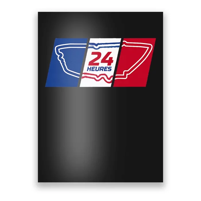 24 Hours French Endurance Race Poster