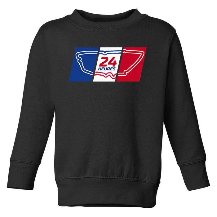 24 Hours French Endurance Race Toddler Sweatshirt