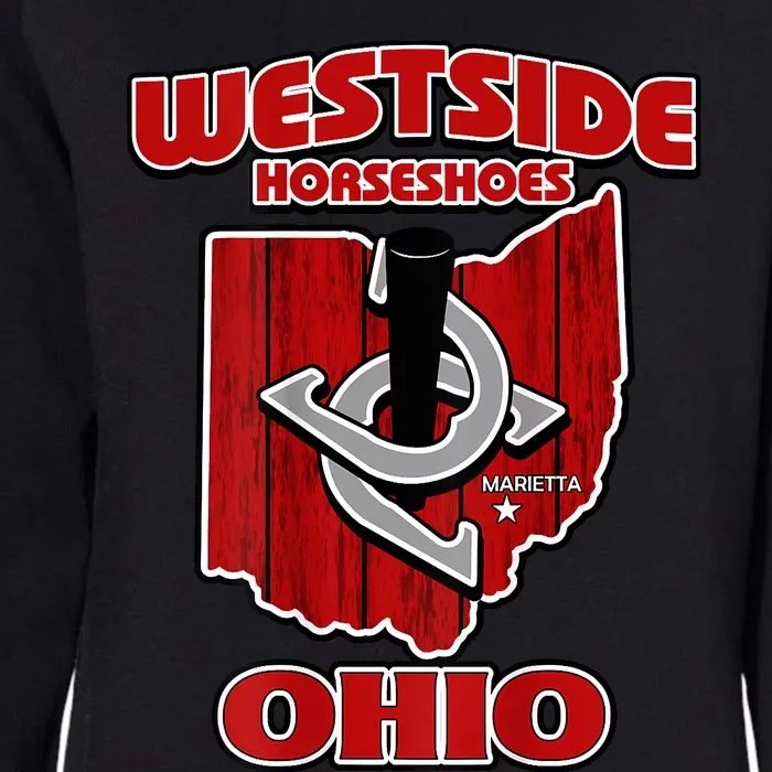 23_westside Horseshoes Marietta Womens California Wash Sweatshirt