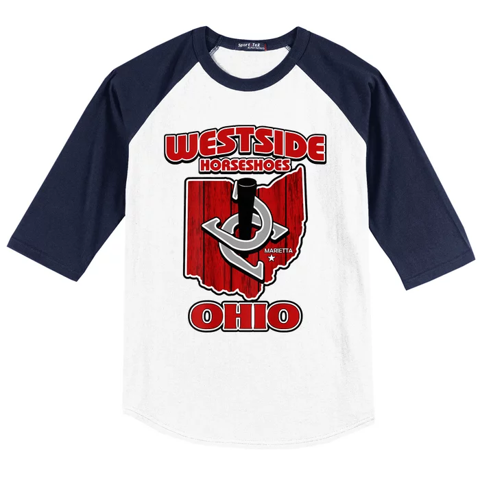 23_westside Horseshoes Marietta Baseball Sleeve Shirt