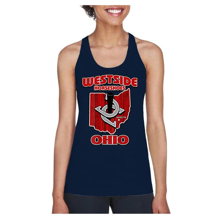 23_westside Horseshoes Marietta Women's Racerback Tank