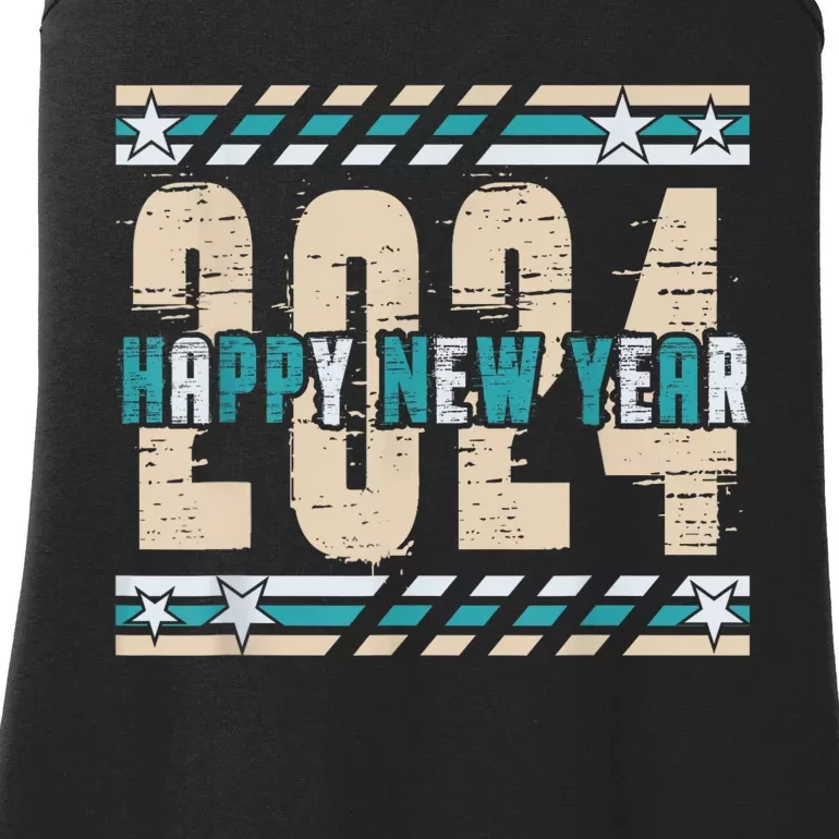 2024 Happy New Year Celebration Ladies Essential Tank