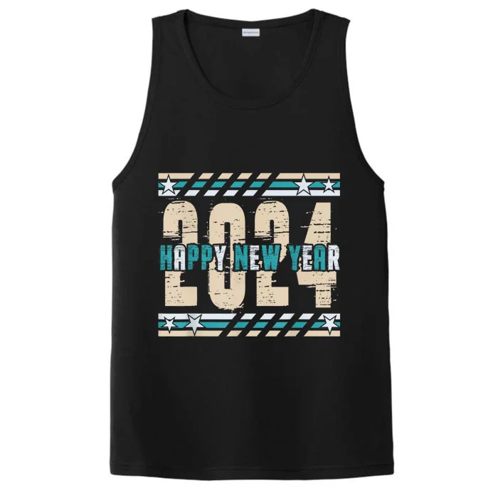 2024 Happy New Year Celebration Performance Tank