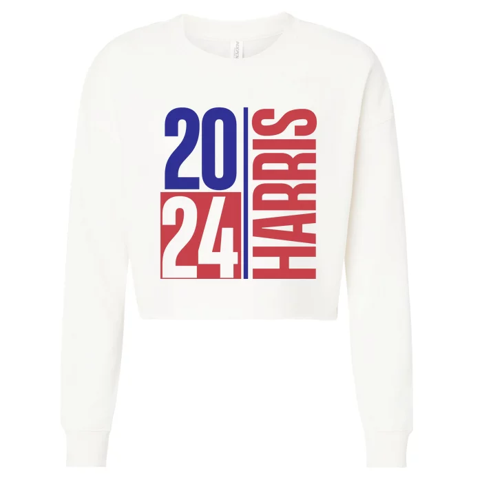 2024 Harris President Kamala Harris 2024  Madam President Kamala Harris  I Am Cropped Pullover Crew