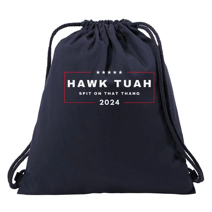 2024 Hawk Tush Spit On That Thang Viral 4th Of July 2024 Drawstring Bag