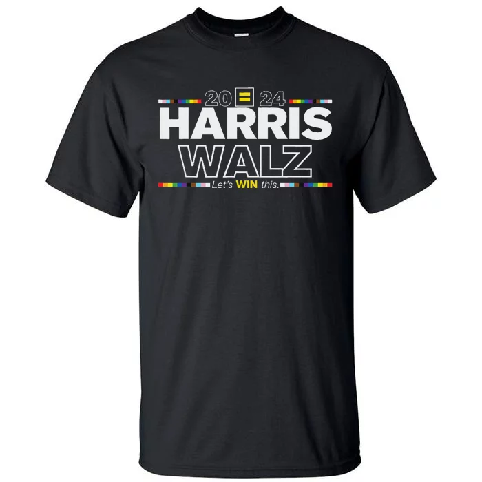 2024 Harris Waiz LetS Win This Election President 2024 Tall T-Shirt