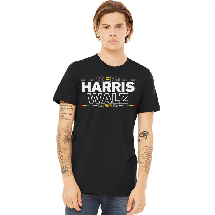 2024 Harris Waiz LetS Win This Election President 2024 Premium T-Shirt