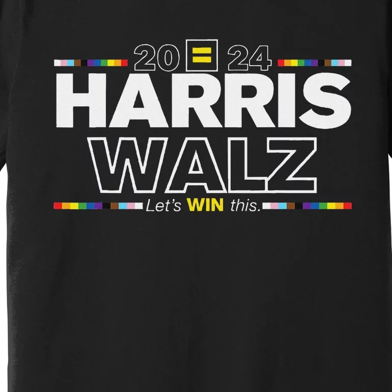 2024 Harris Waiz LetS Win This Election President 2024 Premium T-Shirt