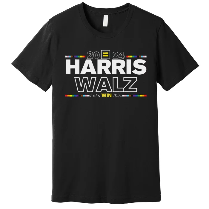 2024 Harris Waiz LetS Win This Election President 2024 Premium T-Shirt