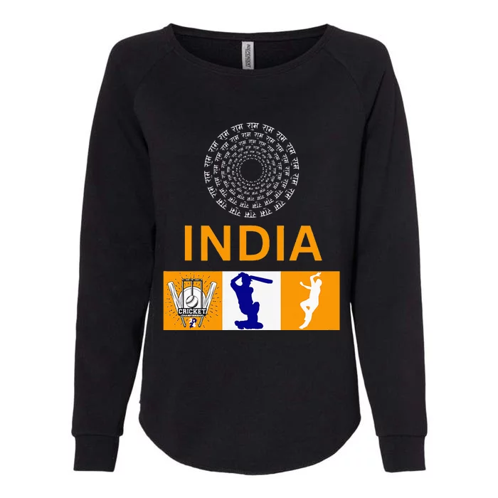 2024 India Cricket Jersey India Cricket In Usa Womens California Wash Sweatshirt