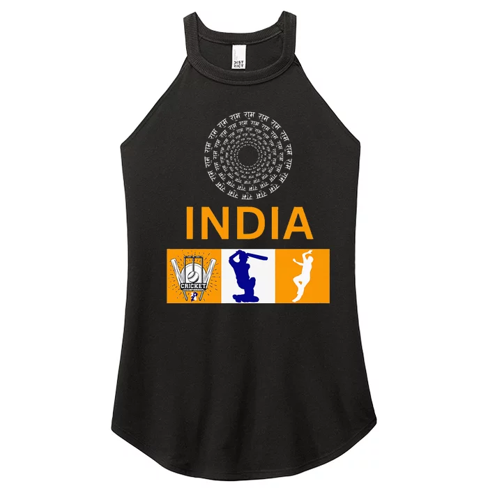 2024 India Cricket Jersey India Cricket In Usa Women’s Perfect Tri Rocker Tank