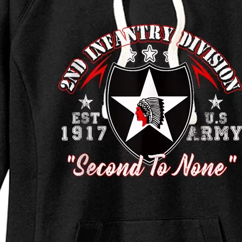 2nd Infantry Division Shirts Second To None Women's Fleece Hoodie