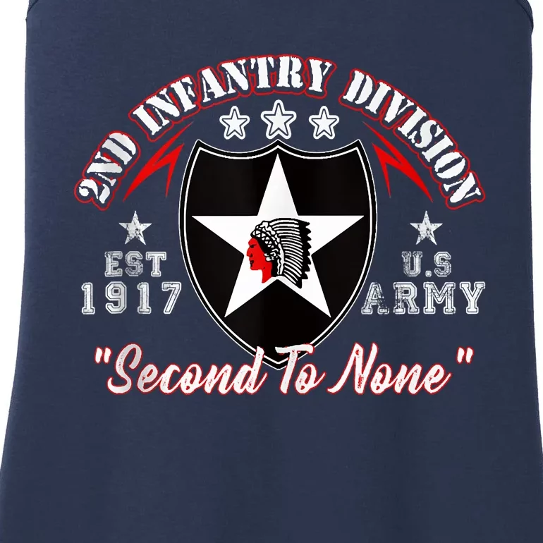 2nd Infantry Division Shirts Second To None Ladies Essential Tank