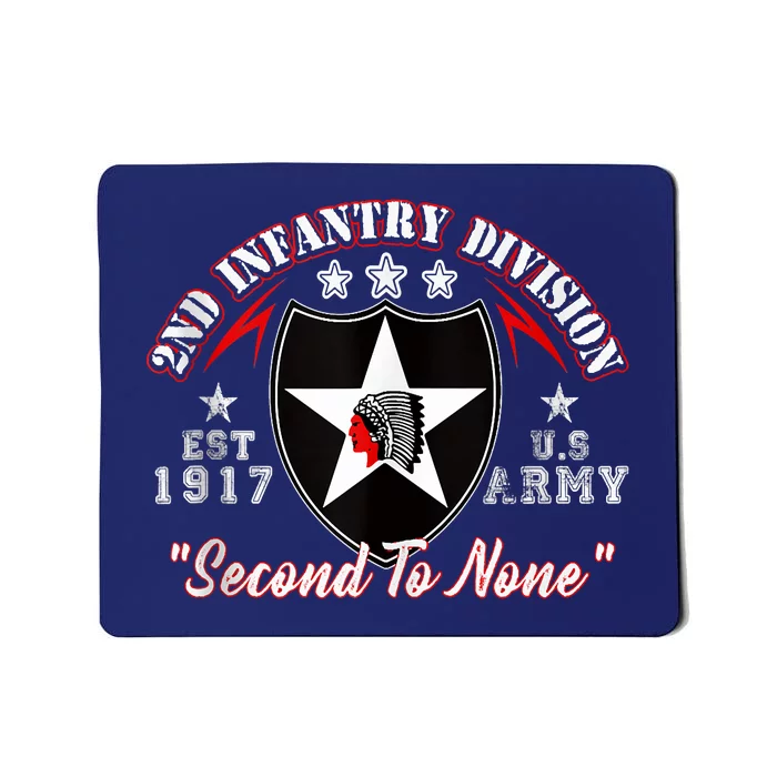 2nd Infantry Division Shirts Second To None Mousepad