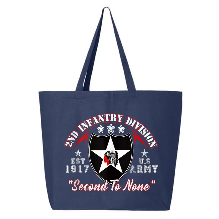 2nd Infantry Division Shirts Second To None 25L Jumbo Tote