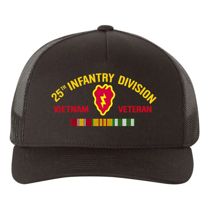 25th Infantry Division Vietnam War Veteran Yupoong Adult 5-Panel Trucker Hat