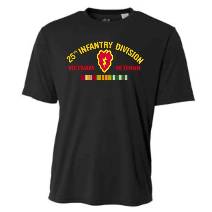 25th Infantry Division Vietnam War Veteran Cooling Performance Crew T-Shirt