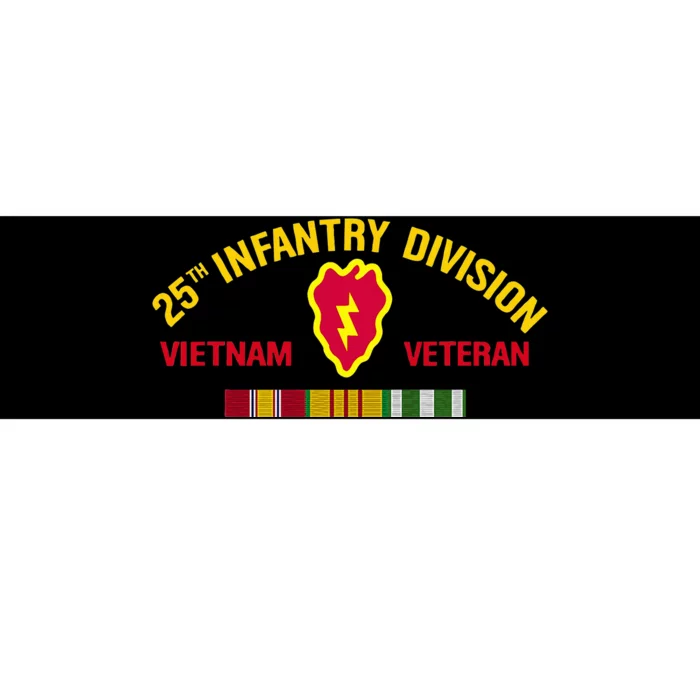 25th Infantry Division Vietnam War Veteran Bumper Sticker