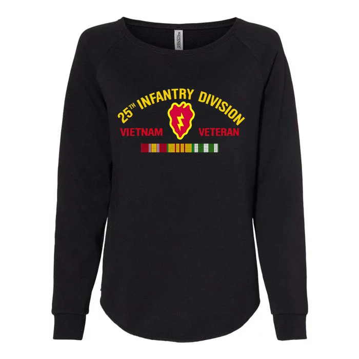 25th Infantry Division Vietnam War Veteran Womens California Wash Sweatshirt