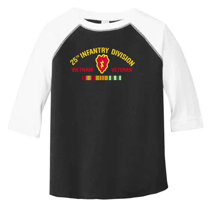 25th Infantry Division Vietnam War Veteran Toddler Fine Jersey T-Shirt