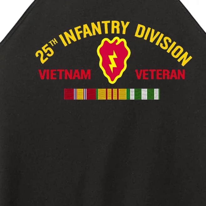 25th Infantry Division Vietnam War Veteran Women’s Perfect Tri Rocker Tank