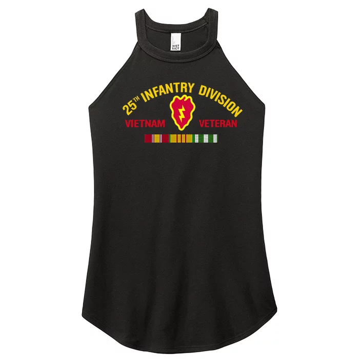 25th Infantry Division Vietnam War Veteran Women’s Perfect Tri Rocker Tank