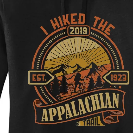 2019 I Hiked The Appalachian Trail Backpackers Hike Souvenir Women's Pullover Hoodie