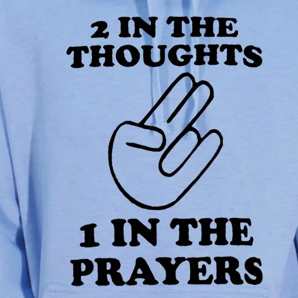 2 In The Thoughts 1 In The Prayers Unisex Surf Hoodie