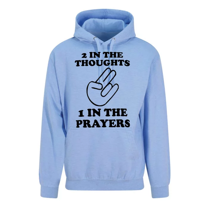 2 In The Thoughts 1 In The Prayers Unisex Surf Hoodie