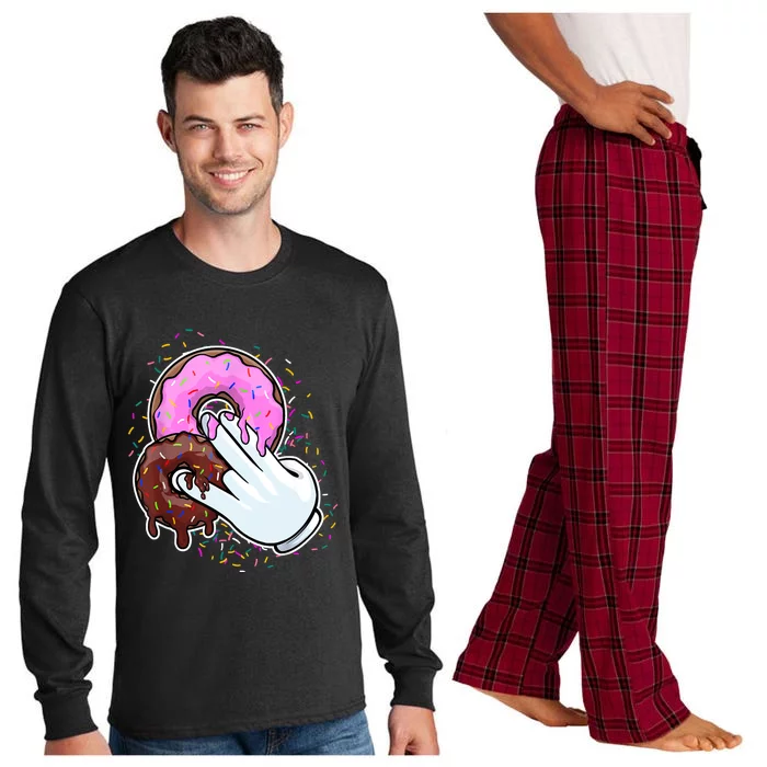 2 In The Pink 1 In The Stink Donut Sex Dirty Humor Christmas Long Sleeve Pajama Set