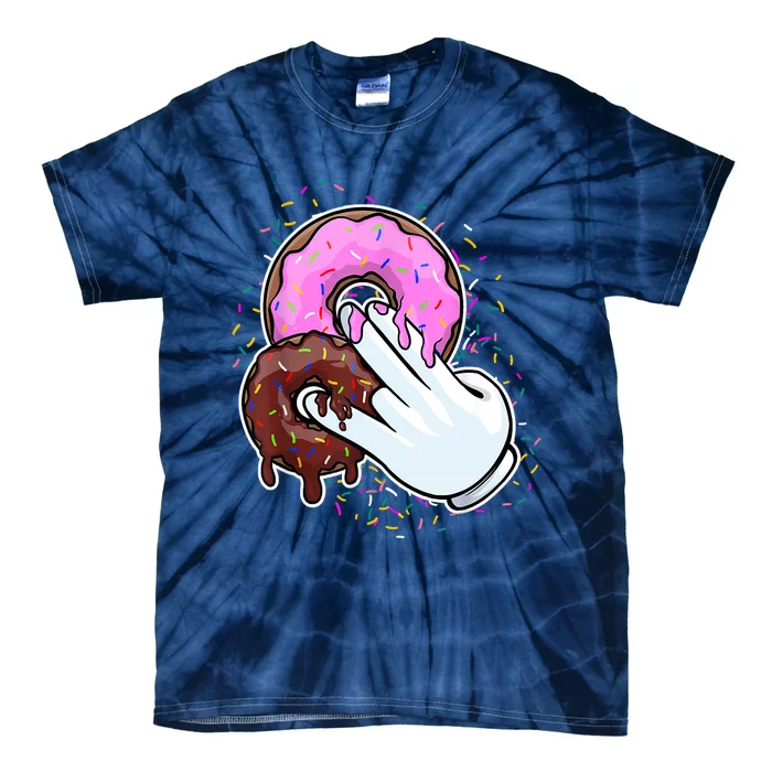 2 In The Pink 1 In The Stink Donut Sex Dirty Humor Christmas Tie-Dye T-Shirt