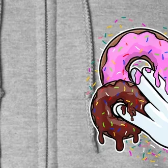 2 In The Pink 1 In The Stink Donut Sex Dirty Humor Christmas Full Zip Hoodie