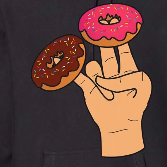 2 In The Pink 1 In The Stink Dirty Humor Donut Premium Hoodie