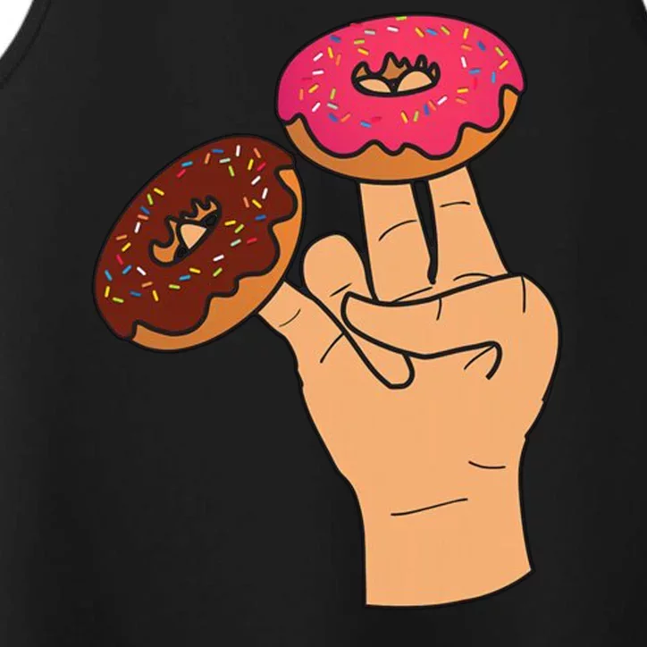 2 In The Pink 1 In The Stink Dirty Humor Donut Performance Tank