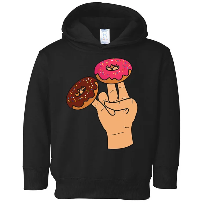 2 In The Pink 1 In The Stink Dirty Humor Donut Toddler Hoodie