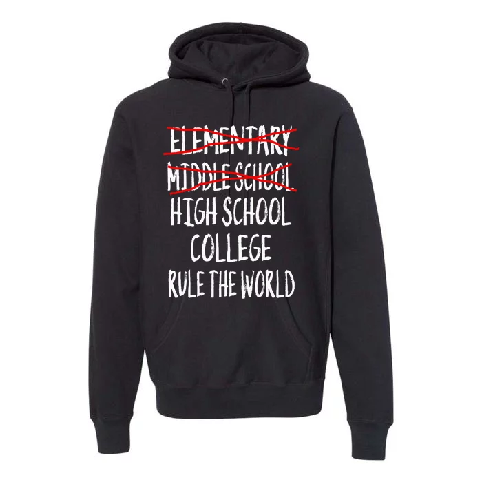 2024 Junior High Graduation Funny Middle School Graduation Premium Hoodie