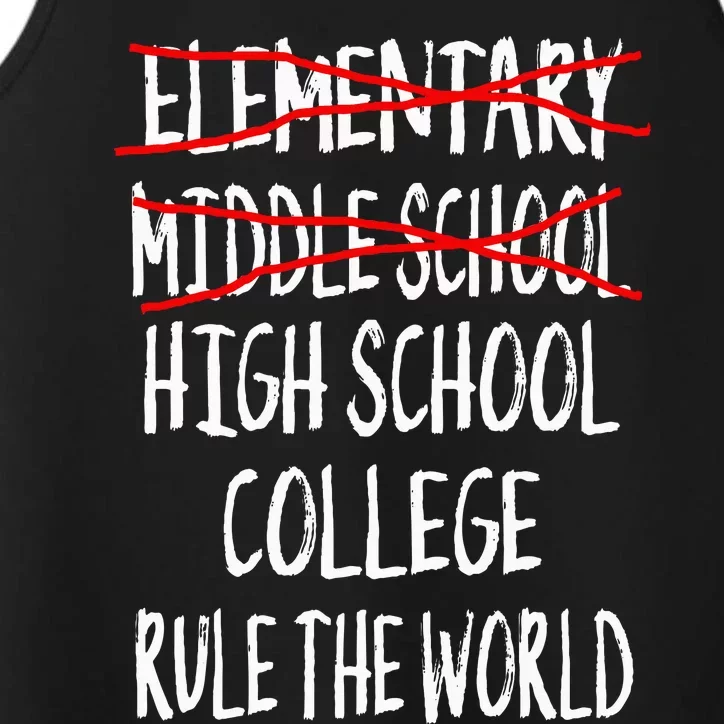 2024 Junior High Graduation Funny Middle School Graduation Performance Tank