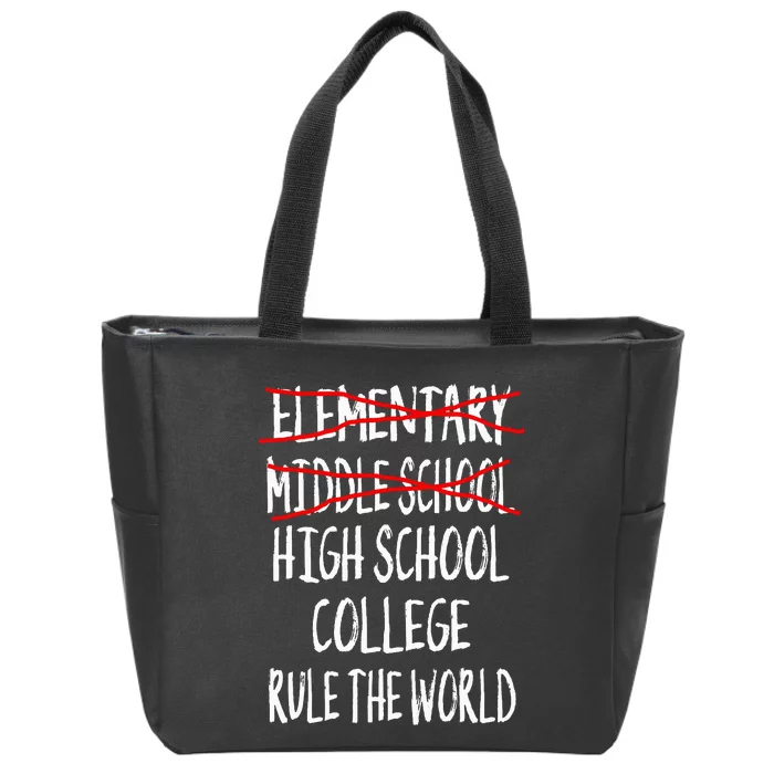 2024 Junior High Graduation Funny Middle School Graduation Zip Tote Bag