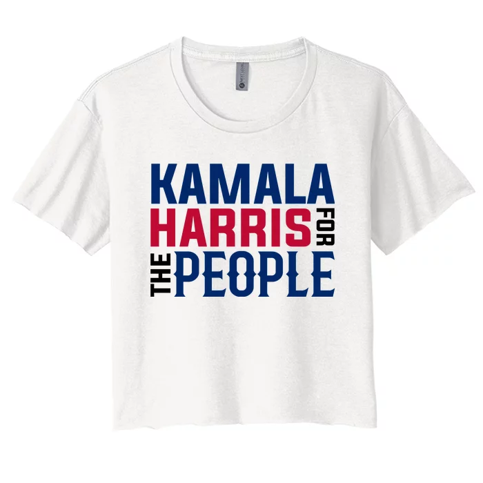 2024 Kamala Harris For The People Women's Crop Top Tee