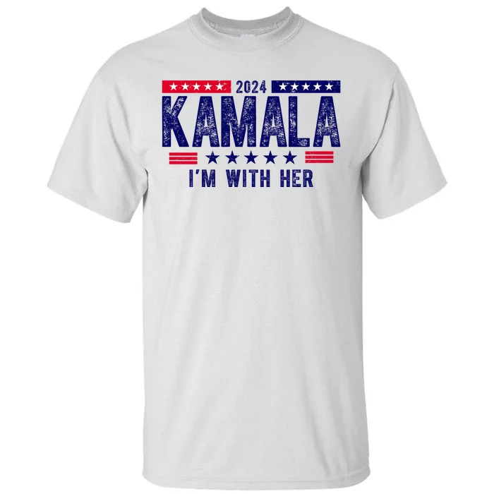 2024 Kamala Im With Her Vintage Election Tall T-Shirt