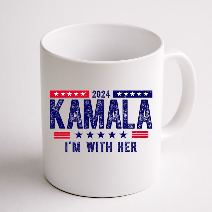 2024 Kamala Im With Her Vintage Election Front & Back Coffee Mug