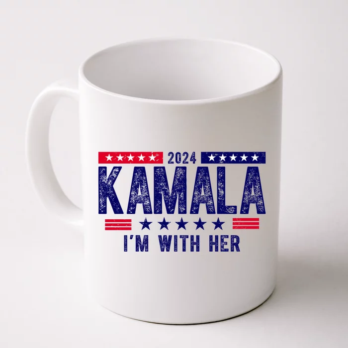 2024 Kamala Im With Her Vintage Election Front & Back Coffee Mug