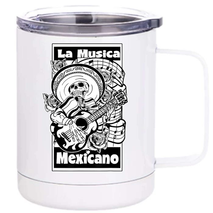 23 LA MUSICA MEXICANO FRONT Front & Back 12oz Stainless Steel Tumbler Cup