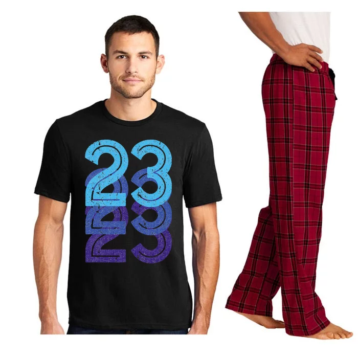 23 Lucky Number 23rd Year Birthday Age Sports Team Pajama Set