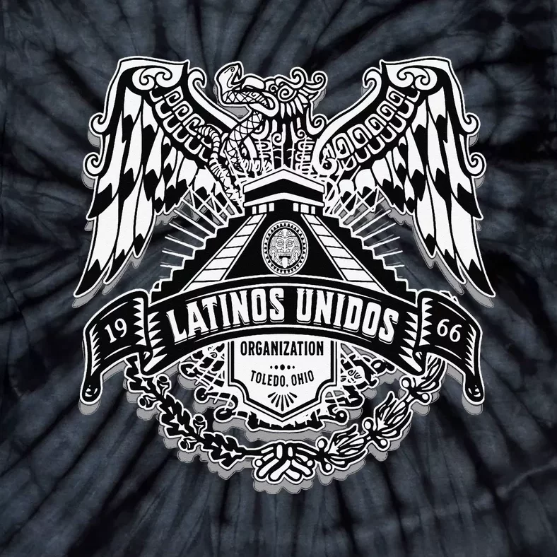 23 latinos unidos eagle temple front Tie-Dye T-Shirt