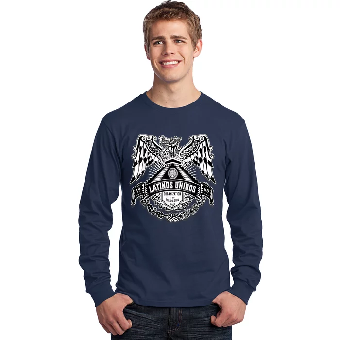 23 Latinos Unidos Eagle Temple Long Sleeve Shirt