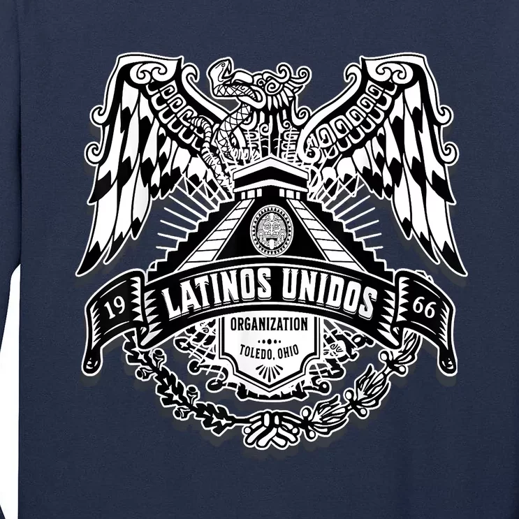 23 Latinos Unidos Eagle Temple Tall Long Sleeve T-Shirt