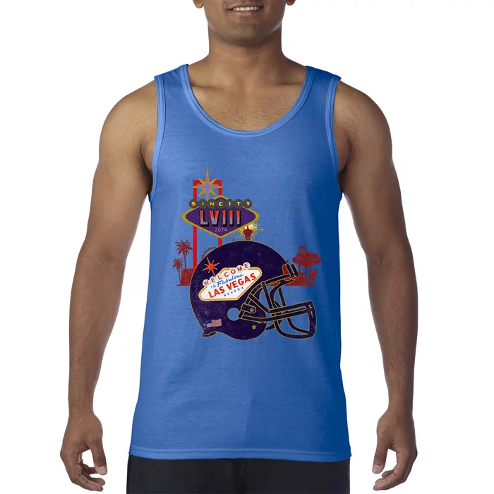 2024 Las Vegas Football Party Super Fun Game Tank Top