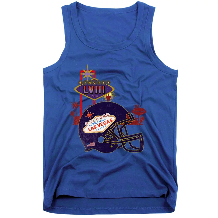 2024 Las Vegas Football Party Super Fun Game Tank Top